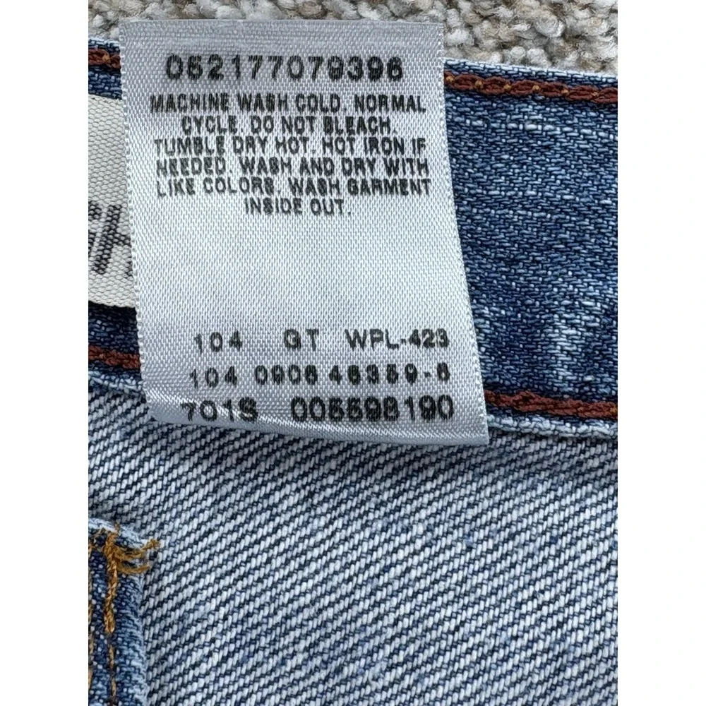 Vintage Levis 559 Jeans Mens 36x32 Blue Relaxed Straight Workworn Light Wash Y2K